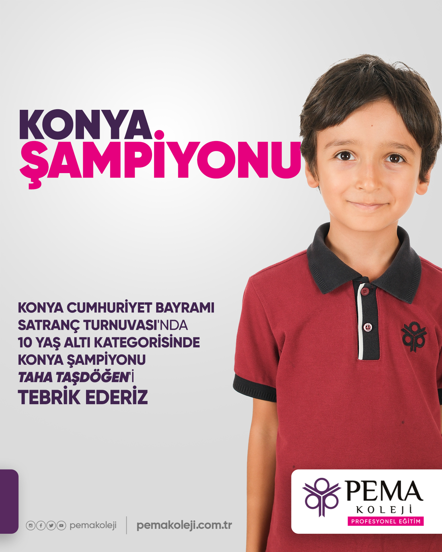 Konya Şampiyonu Taha Taşdöğen