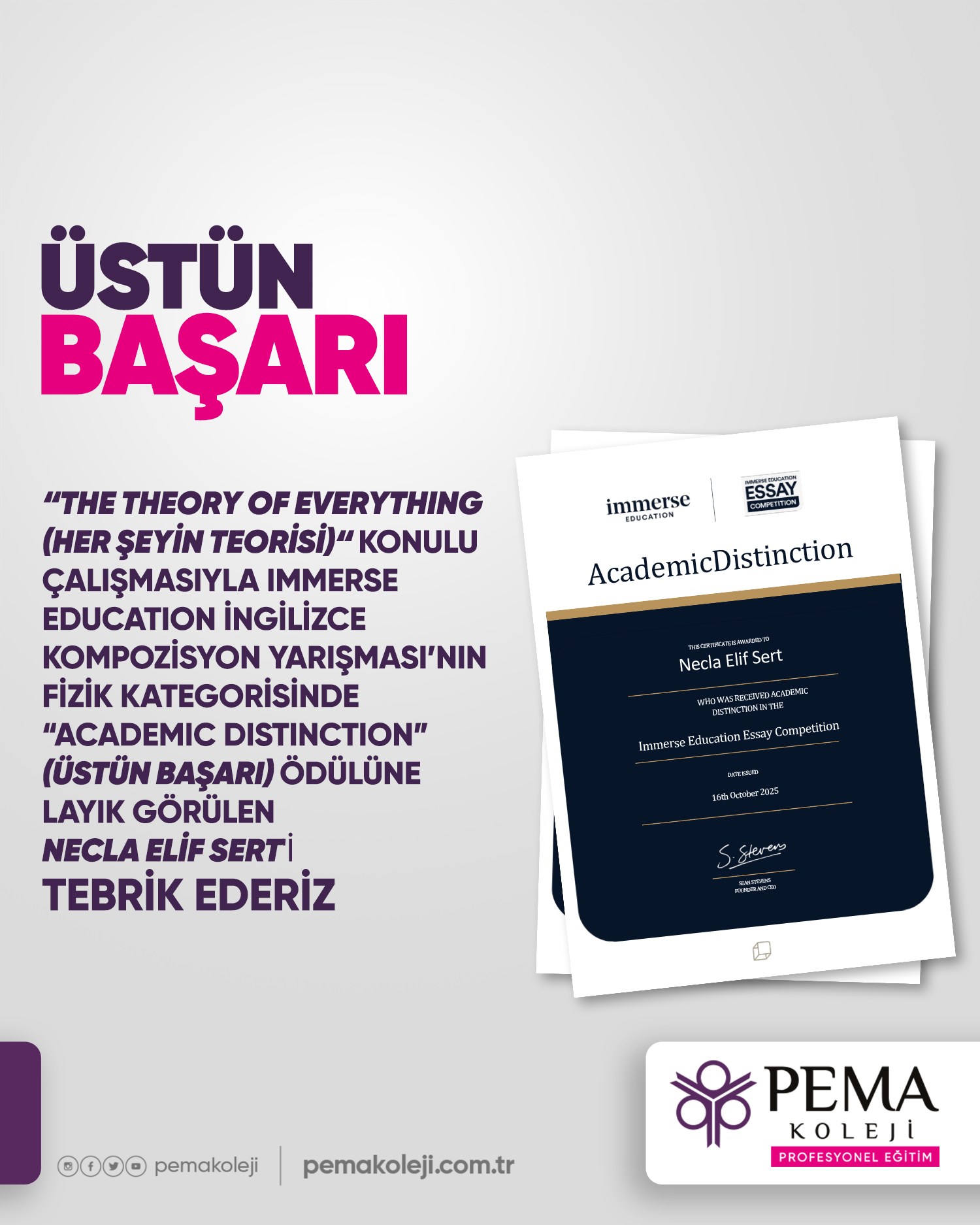 The Theory of Everything